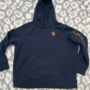 Carhartt Hoodie Navy & Bronze 2x